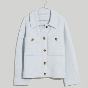 Madewell Light Blue Utility Jacket with Button Accents